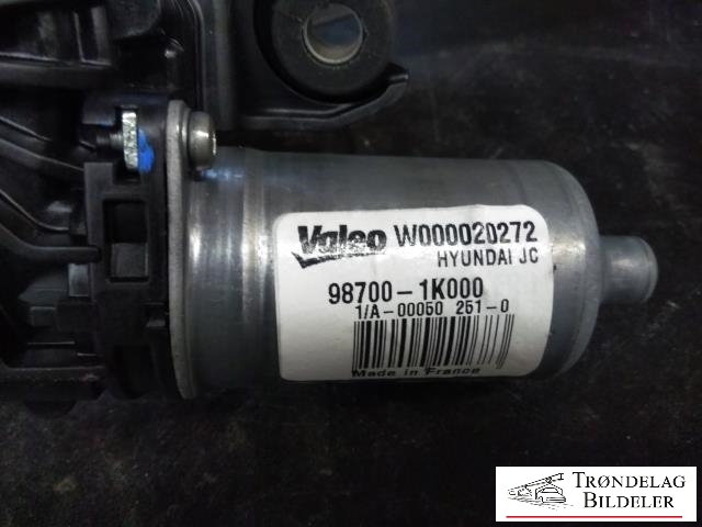 Viskermotor bakrute til Hyundai Ix20 2010-2017 (VALEO|98700-1K000|)