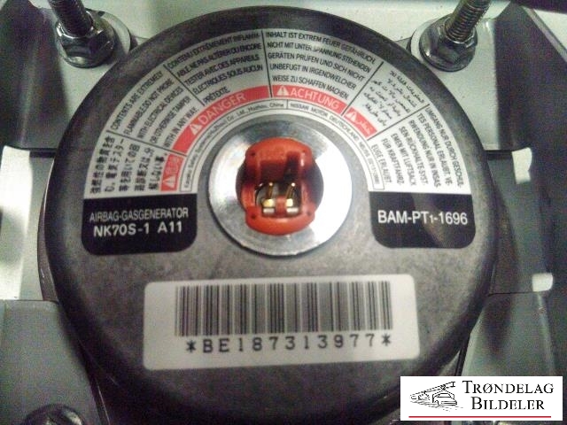 Airbag passasjer til Nissan Leaf 2018-->> (Type II) (NK70S1A11|BAM-PT1-1696|)