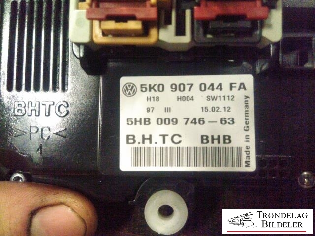 Varmeapparat betjening til VW Golf VI 2008-2012  (5K0907044FA|5HB009746-63|)