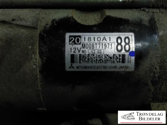 Starter diesel til Mitsubishi ASX 2010-2019 (MITSUBISHI|M008T71971|1607845080|M8T71971)