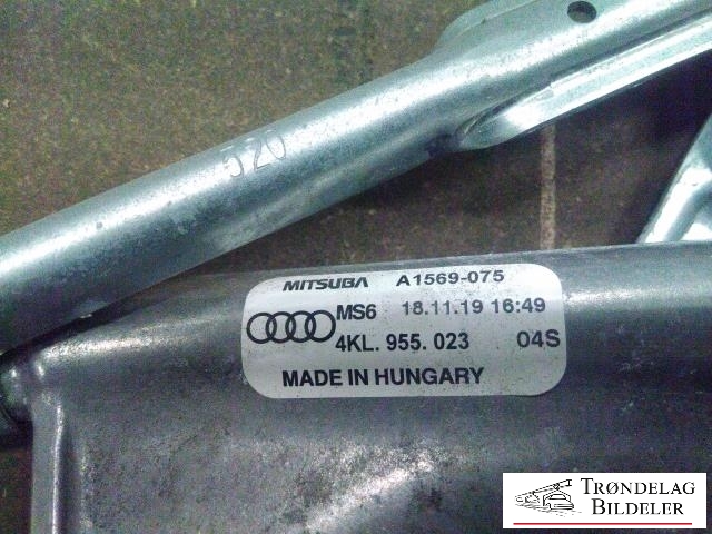 Viskermotor frontrute komplett m/overføring til Audi e-tron 2018-->>  (MITSUBA|A1569075|4KL955023|5KL955119)