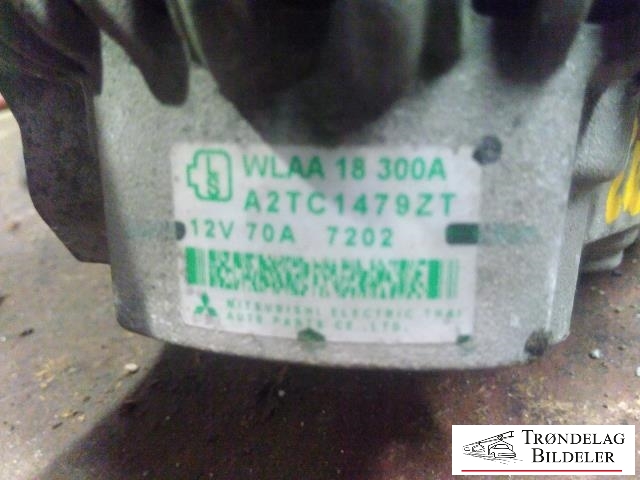 Dynamo diesel til Ford Ranger (Europa) 2007-2011  (WLLAA18300A|A22TC1479ZT|)