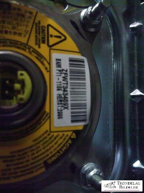 Airbag rattpute til Ford Ranger (Europa) 2007-2011 (ZFWT343469X|BAMPT11166|)