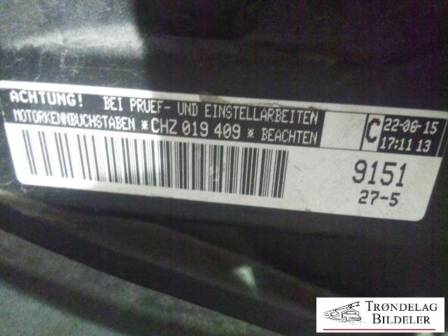 Motor bensin til Audi A1 2015-2018 (Type I, Fase 2)  (04C100032E|04C100098DX|04C 100 098 D)