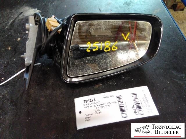 Speil venstre til Audi A4, 2004-2008 (Type III) (B7) (B7)
