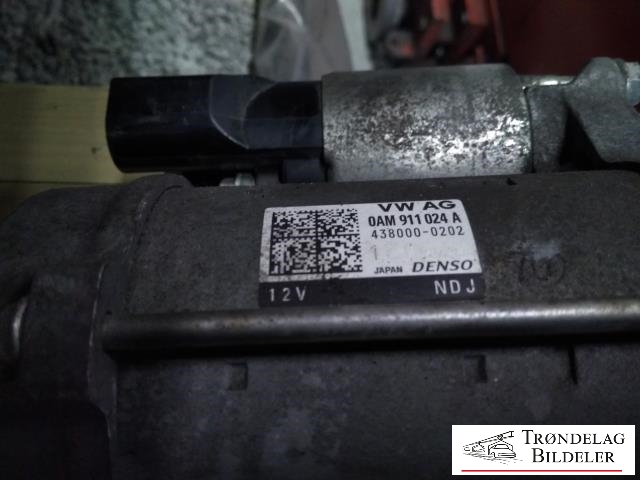 Starter til Audi A1 2015-2018 (Type I, Fase 2)  (DENSO|0AM 911 024 A|)