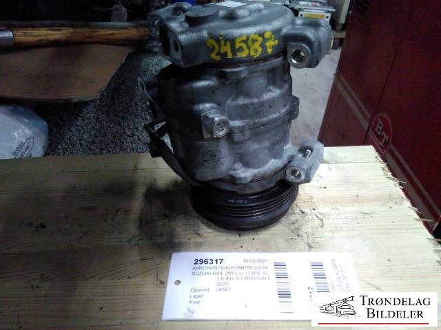 Aircondition kompressor til Suzuki SX4 S-CROSS, 2013-->> (Type II)  (DENSO|X1447280-2400)