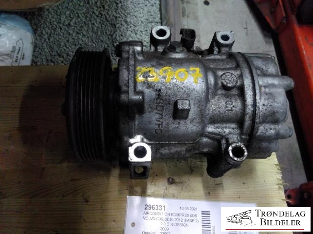 Aircondition kompressor til Volvo C30, 2010-2012 (Fase 2)  (SANDEN|)