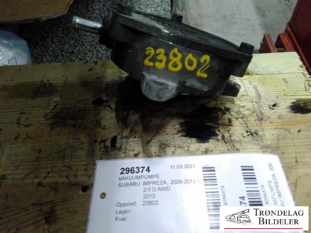 Vakuumpumpe til Subaru Impreza, 2008-2012 (Type III)  