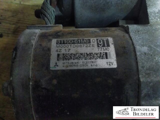Starter til Suzuki SX4 S-CROSS 2013-->> (Type II) (MITSUBISHI|31100-61M0|)