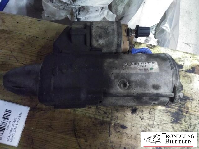 Starter diesel til Mercedes E-Klasse 2002-2006 (Fase 1) (W211) (W211) (BOSCH|A 005 151 77 01|)