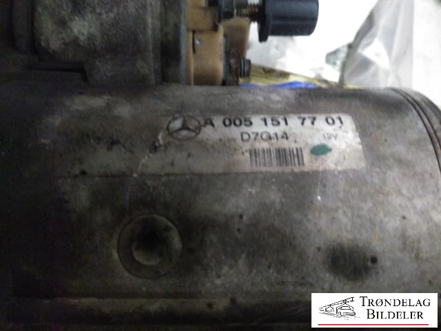 Starter diesel til Mercedes E-Klasse 2002-2006 (Fase 1) (W211) (W211) (BOSCH|A 005 151 77 01|)