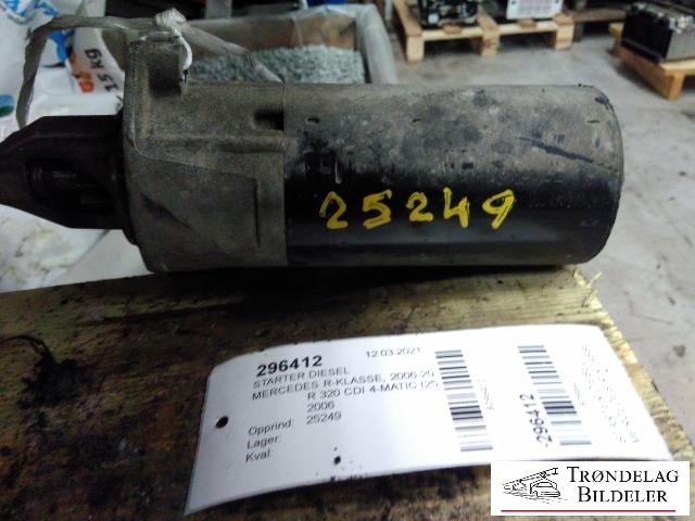 Starter diesel til Mercedes R-Klasse, 2006-2013 (W251) (W251)
