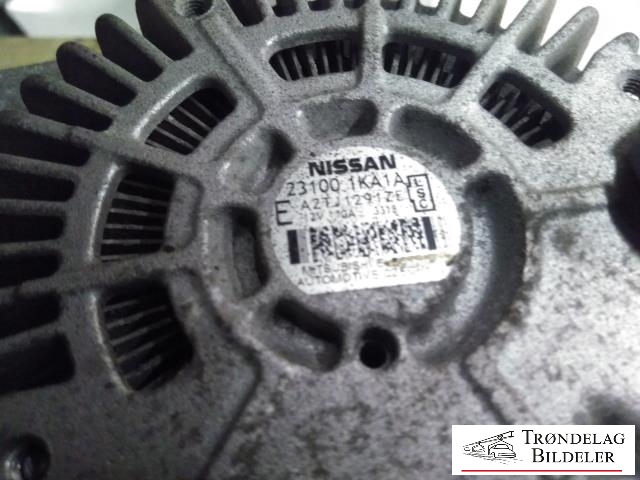 Dynamo til Nissan Juke 2010-2014 (Fase 1)  (NISSAN|23100 1KA1A|)