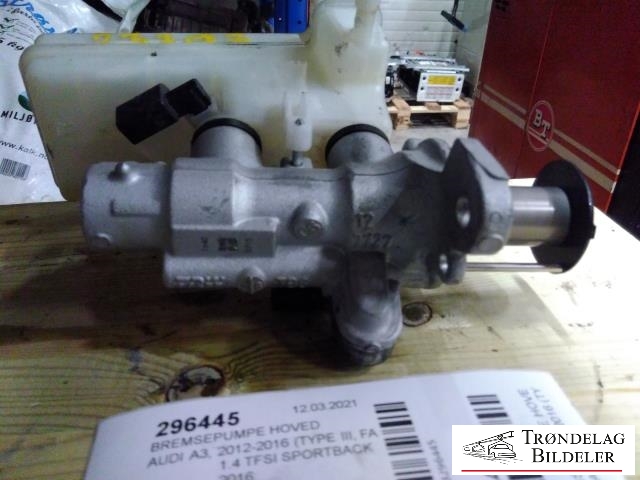 Bremsepumpe hoved til Audi A3 2012-2016 (Type III, Fase 1)  (1K0 945 459A|)