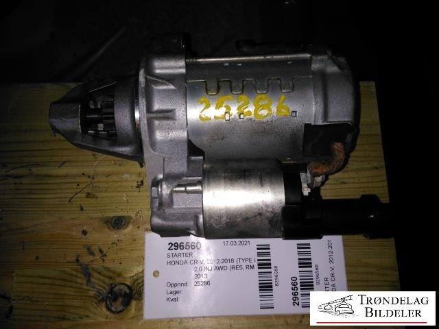 Starter til Honda CR-V, 2012-2018 (Type IV)  (DENSO|428000-8170|31200-R1A-G51|31200-R1P-H01)