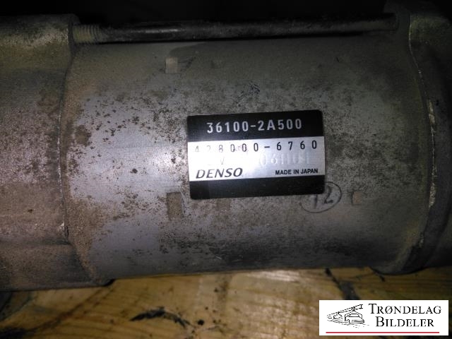 Starter diesel til Hyundai Ix20 2010-2017  (DENSO|428000-6760|36100-2A500|)