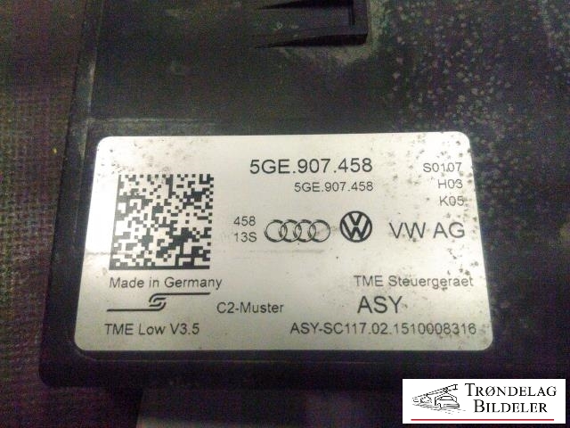 Styreenhet diverse til VW e-Golf 2014-2017 (Fase 1) (VW AG|5GE907458|)