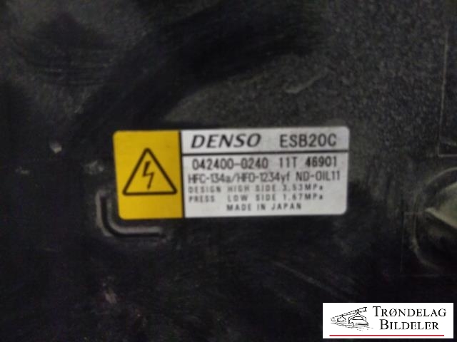 Aircondition kompressor til Toyota C-HR 2016-->>  (DENSO|042400-0240|8837047092|T883701208|88370-12080|88370-47090|88370-47091)