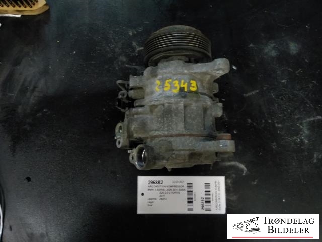 Aircondition kompressor til BMW 3-Serie 2005-2011 (E90/E91/E92/E93) (E90/E91/E92/E93) (DENSO|64529223694|89585|64506805070|64529216466|64529225703|64529399059|9216466|9223694|9225703|GE447260-4710|6SBU14A|GE4472603822|GE4472603821|64 52 9 399 072|890746)