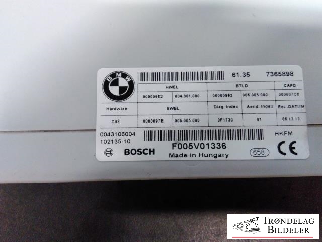 Styreenhet elektrisk bakluke til BMW 5-Serie 2010-2017 (F10/F11) (F10/F11) (BOSCH|F005V01336|)