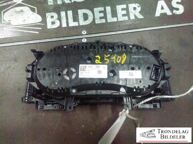 Instrumentpanel til VW e-Golf 2014-2017 (Fase 1) (VDD|5GE920755A|)