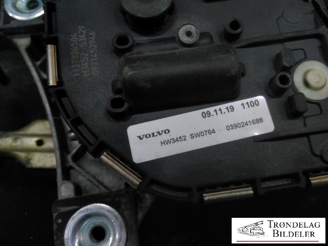 Viskermotor frontrute komplett m/overføring til Volvo C30 2010-2012 (Fase 2) (VOLVO|0390241688|)