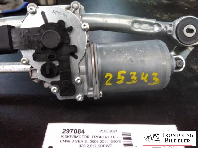 Viskermotor frontrute komplett m/overføring til BMW 3-Serie 2005-2011 (E90/E91/E92/E93) (E90/E91/E92/E93) (VALEO|404.959|6 978 263-04|)