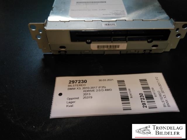 Bilstereo til BMW X3, 2010-2017 (F25) (F25) (ALPINE|CL 932378401)