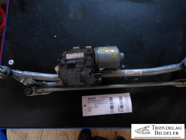 Viskermotor frontrute komplett m/overføring til Audi A6 2011-2014 (Type IV, Fase 1) (C7) (C7) (4G1 955 119|)
