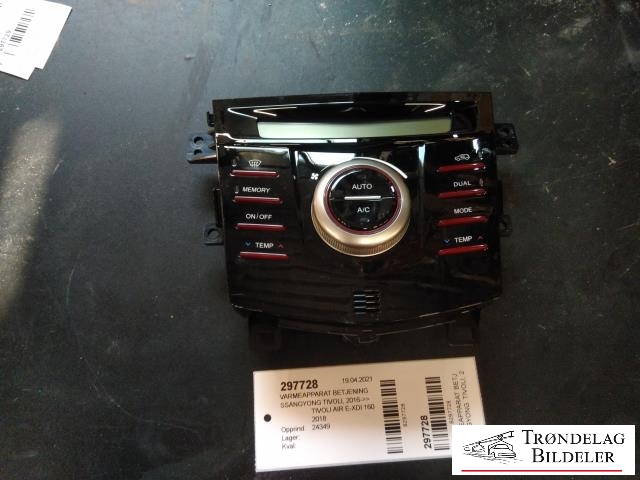 Varmeapparat betjening til SsangYong Tivoli, 2016-->>  (SSANGYONG|A2C91285903)