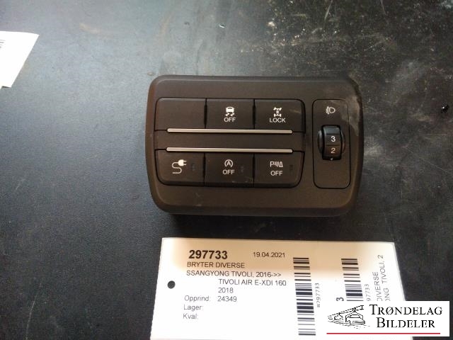 Bryter diverse til SsangYong Tivoli 2016-->> (85300 35870|)