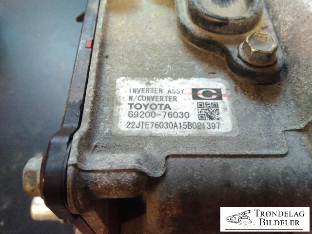 Inverter hybrid til Toyota Auris 2013-2015 (Type II, Fase 1) (TOYOTA|G9200-76030|)