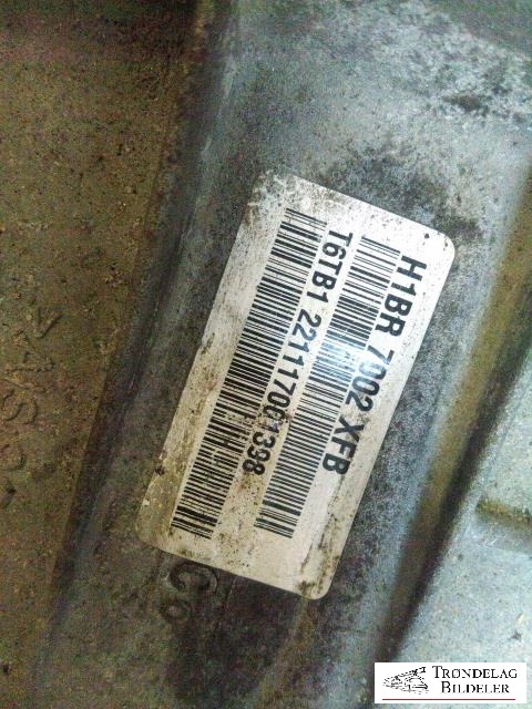 Girkasse manuell til Ford Fiesta 2017-->> (Type VII) (H1BR7002XFB|T6TB1221117001398|)