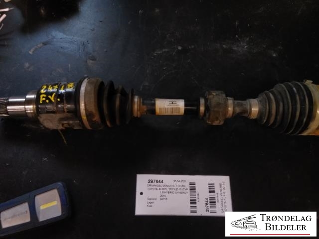 Drivaksel venstre foran til Toyota Auris 2013-2015 (Type II, Fase 1) (43420-02A60|)