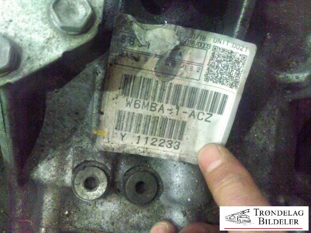 Girkasse 4WD komplett til Mitsubishi Outlander 2007-2010 (Type II, Fase 1) (2500A092|W6MBA1ACZ|)