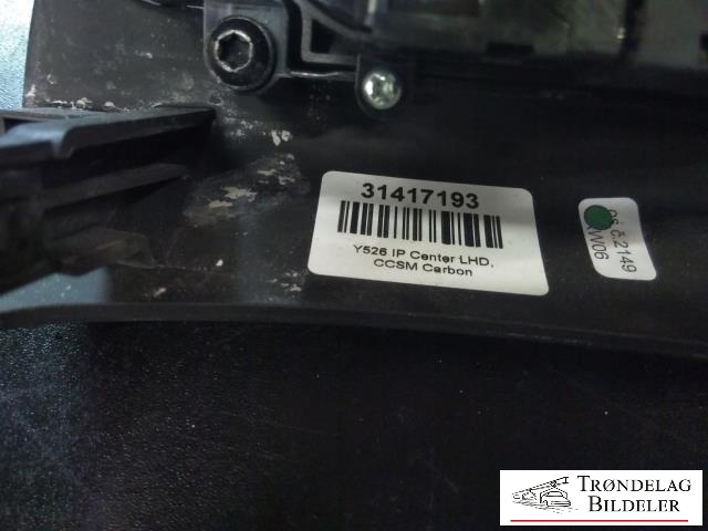 Bilstereo navigasjon betjeningspanel til Volvo XC90 2015-2025 (Type II) (VOLVO|31417193|)