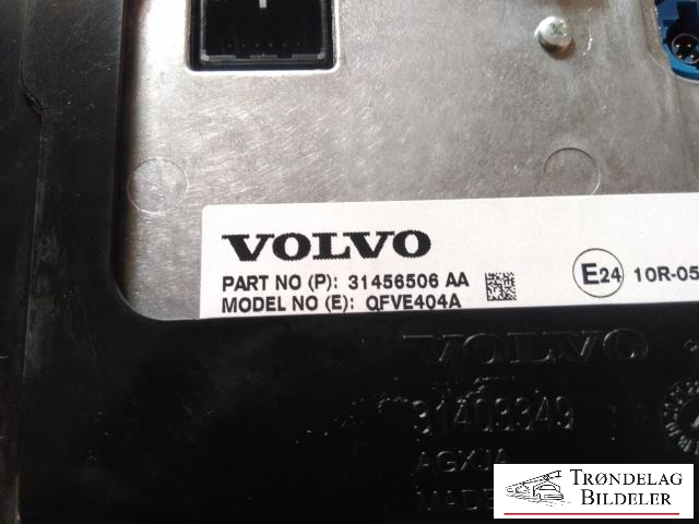 Multimedia display (MCU - Media Controller Unit) til Volvo XC90 2015-2025 (Type II) (VOLVO|31456506AA|QFVE404A|)