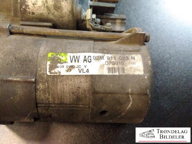 Starter diesel til Audi A3 2003-2008 (Type II, Fase 1)  (VALEO|02M 911 023 N|)