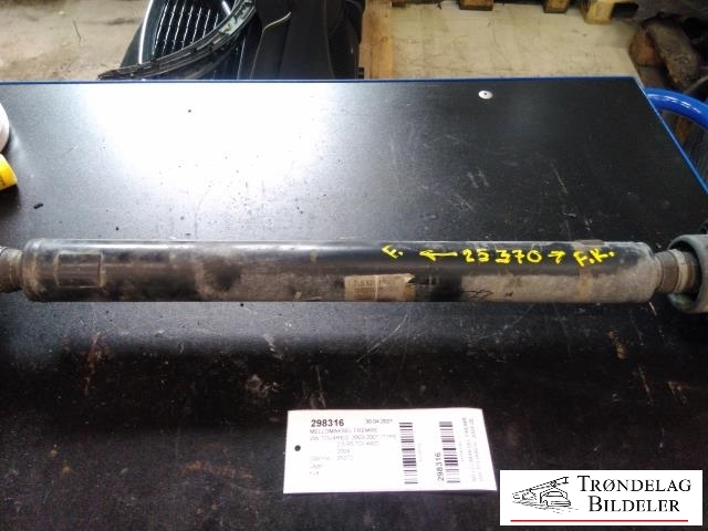Mellomaksel fremre til VW Touareg 2003-2007 (Type I, Fase 1) (7L6 521 101|)