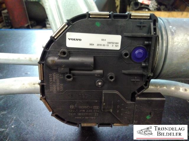 Viskermotor frontrute komplett m/overføring til Volvo XC90 2015-2025 (Type II)  (BOSCH|1 397 220 714|3397021991|)