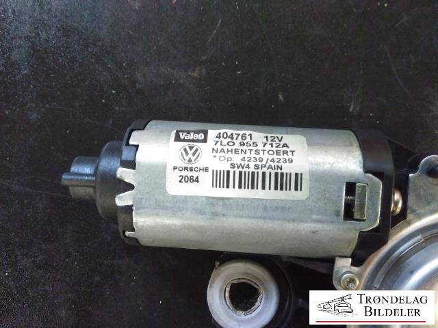 Viskermotor bakrute til VW Touareg 2003-2007 (Type I, Fase 1)  (VALEO|7L0 955 712A|)