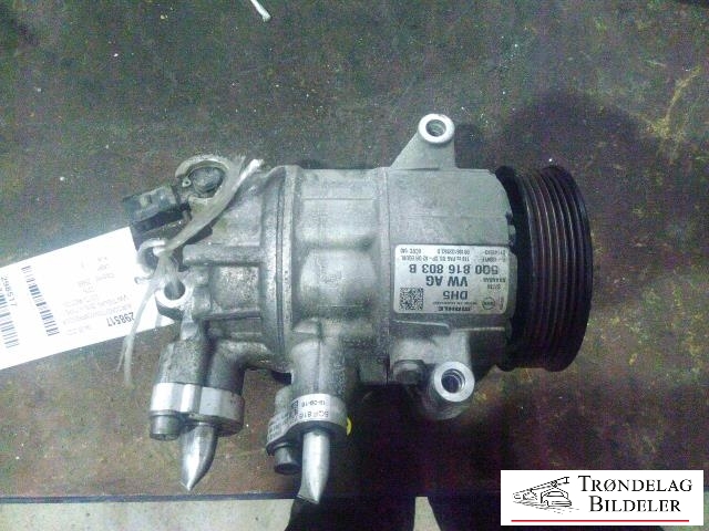 Aircondition kompressor til VW Tiguan 2016-2020 (Type II, Fase 1) (MAHLE|890607|5Q0 816 803 D|5Q0816803|5Q0816803B|5Q0816803C|5Q0816803D|5Q0816803H|5Q0816803J|5Q0816803Q|5Q0820803P|)