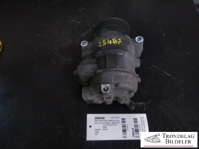 Aircondition kompressor til Audi A4, Allroad, 2009-2016 (Type I) (B8) (B8) (DENSO|8K0260805|8K0260805L|6SEU14C|447150-1453|89052|4E0.260.805 J|4F0.260.805 G|4F0.260.805 I|4F0.260.805 J|4F0.260.805 M|4F0.260.805 S|4F0260805AA)