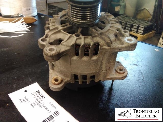 Dynamo diesel til Škoda Octavia 2009-2013 (Type II, Fase 2)  (VALEO|03L 903 023F|)