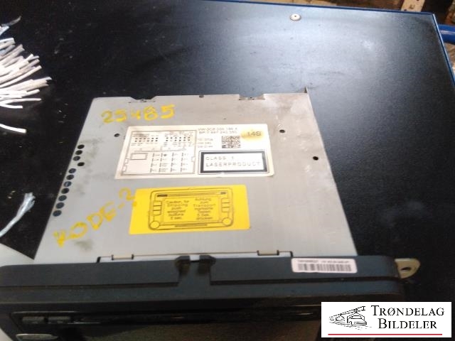 Bilstereo til VW Golf VI 2008-2012  (VAG|3C8 035 195A|7 647 240 360|)