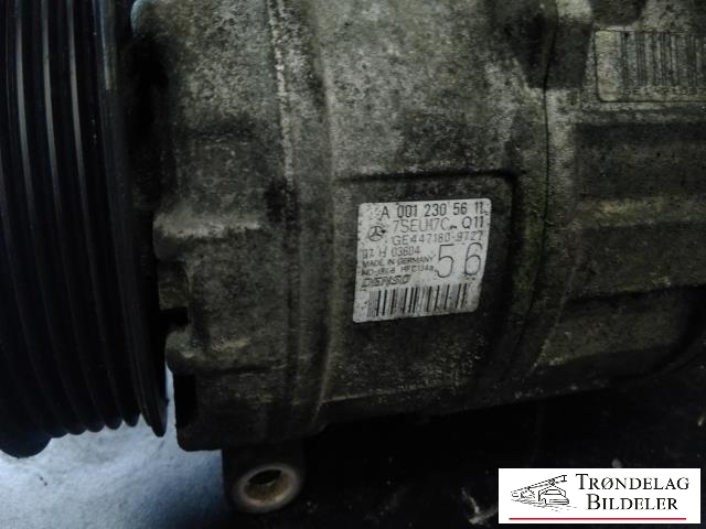 Aircondition kompressor til Mercedes C-Klasse 2004-2007 (Fase 2) (W203) (W203) (DENSO|A 001 230 56 11|7SEU17C Q11|GE447180-9727)