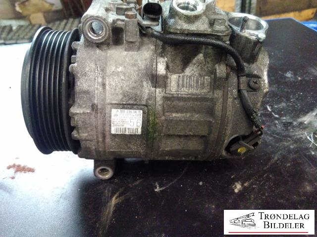 Aircondition kompressor til Mercedes C-Klasse 2004-2007 (Fase 2) (W203) (W203) (DENSO|A 001 230 56 11|7SEU17C Q11|GE447180-9727)