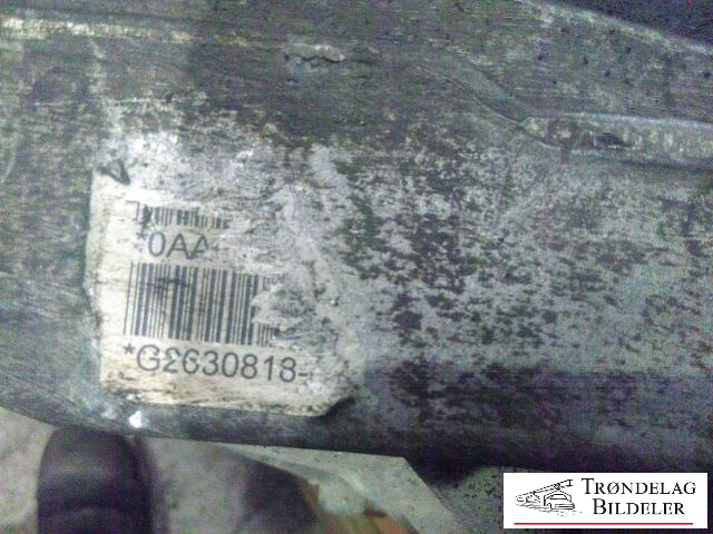 Kardang klokke foran til VW Touareg 2003-2007 (Type I, Fase 1)