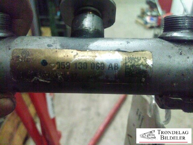 Dyseskinne (fuelrail) til Audi Q7 2006-2010 (Type I, Fase 1)  (059130089AB|)